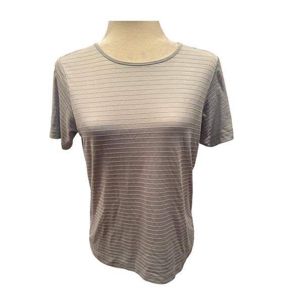 Liz Claiborne Short Sleeve Crew Neck Shirt - Size Large - Picture 1 of 8